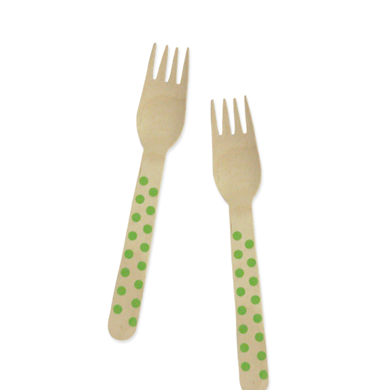 Fork - Polka Green